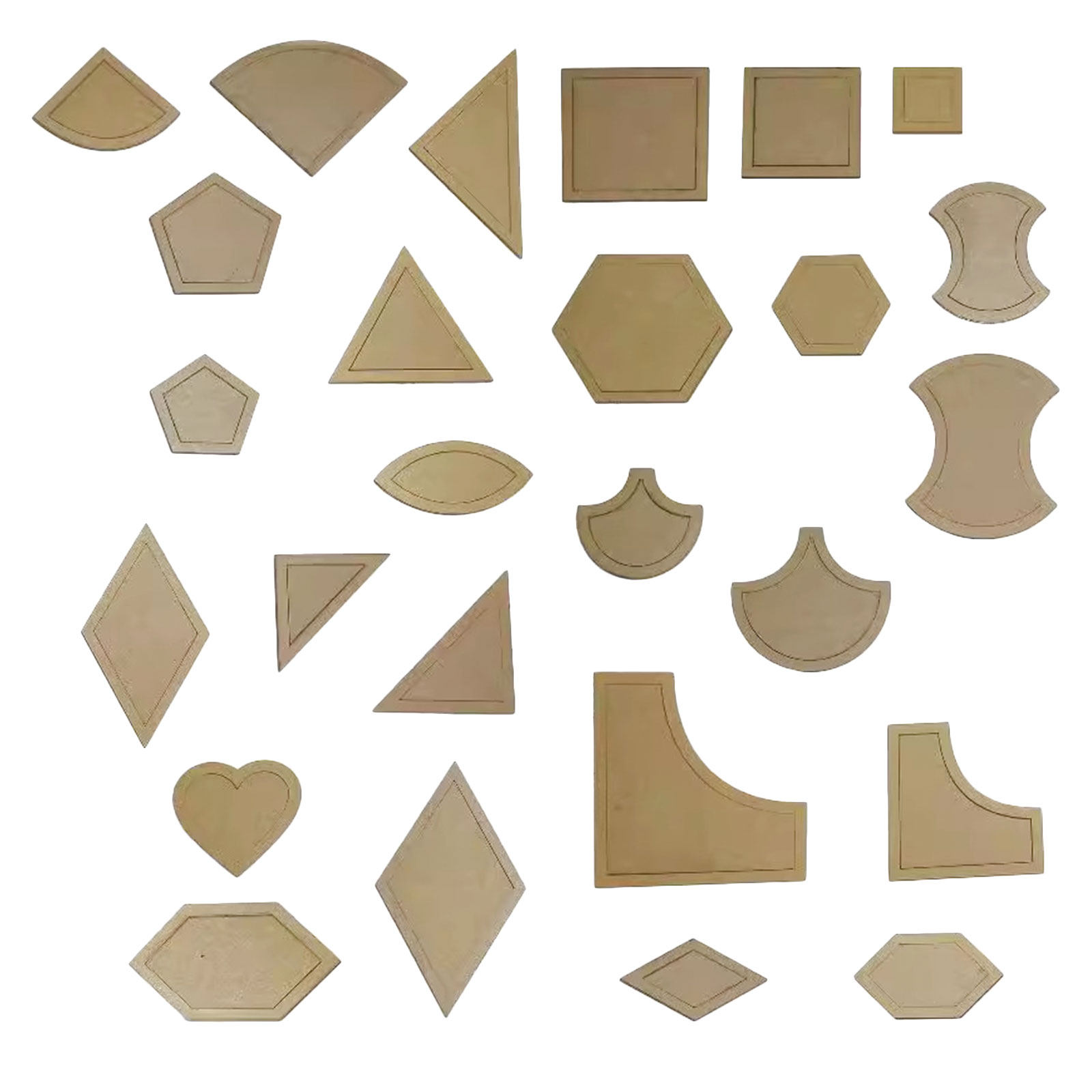 Ruler Set Transparent - Acrylic Quilting Templates Set Transparent Patchwork
