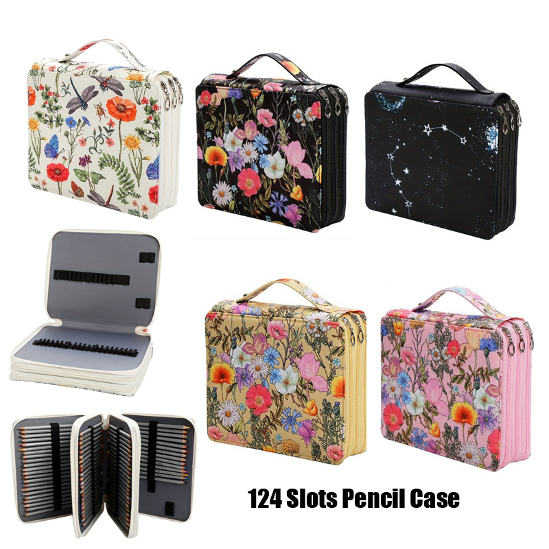 124 Slots Pencil Case School P - Pencil Case Large recension och pris