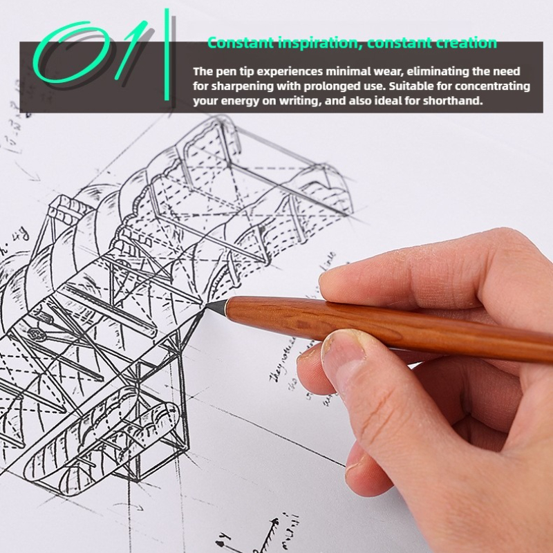 Wooden Eternal Pencil No Sharp - Supply Of Office Stationery recension och pris