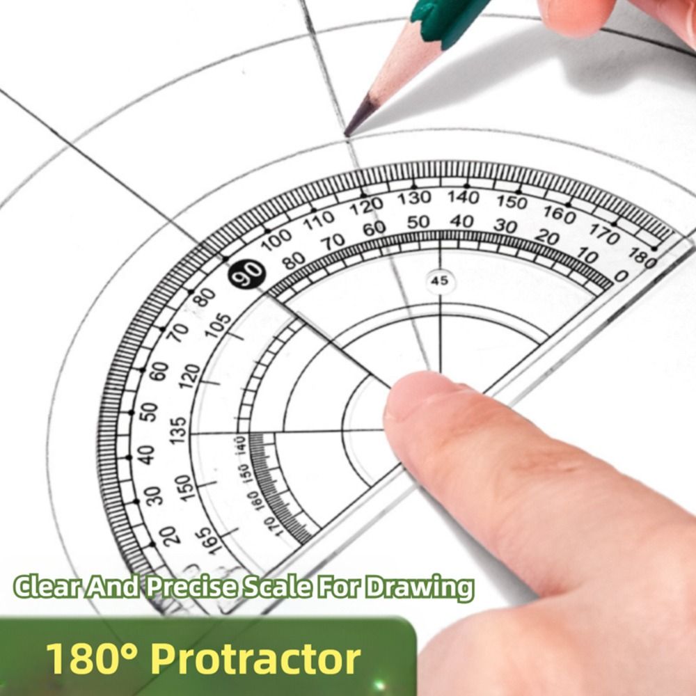 8PCS/Set High Quality Plastic  - Ruler Set Transparent recension och pris