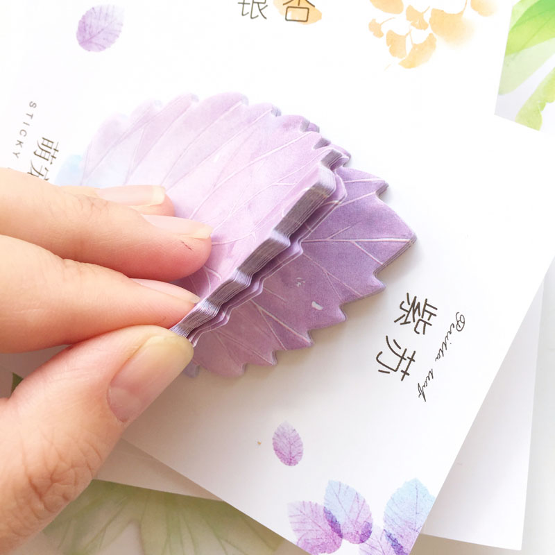 30 Pcs Leaf Sticky notes Plann - Office Stationery Supply List recension och pris