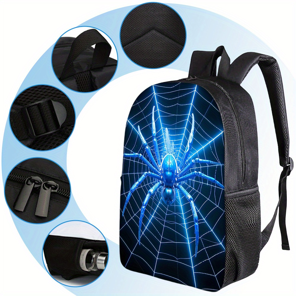 3pcs spider pattern backpack l - Pencil Case Large recension och pris