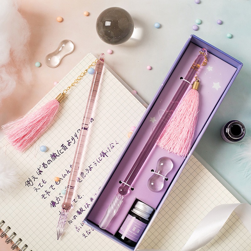 Glass Dip Pen Calligraphy Set  - Fountain Pen Ink recension och pris