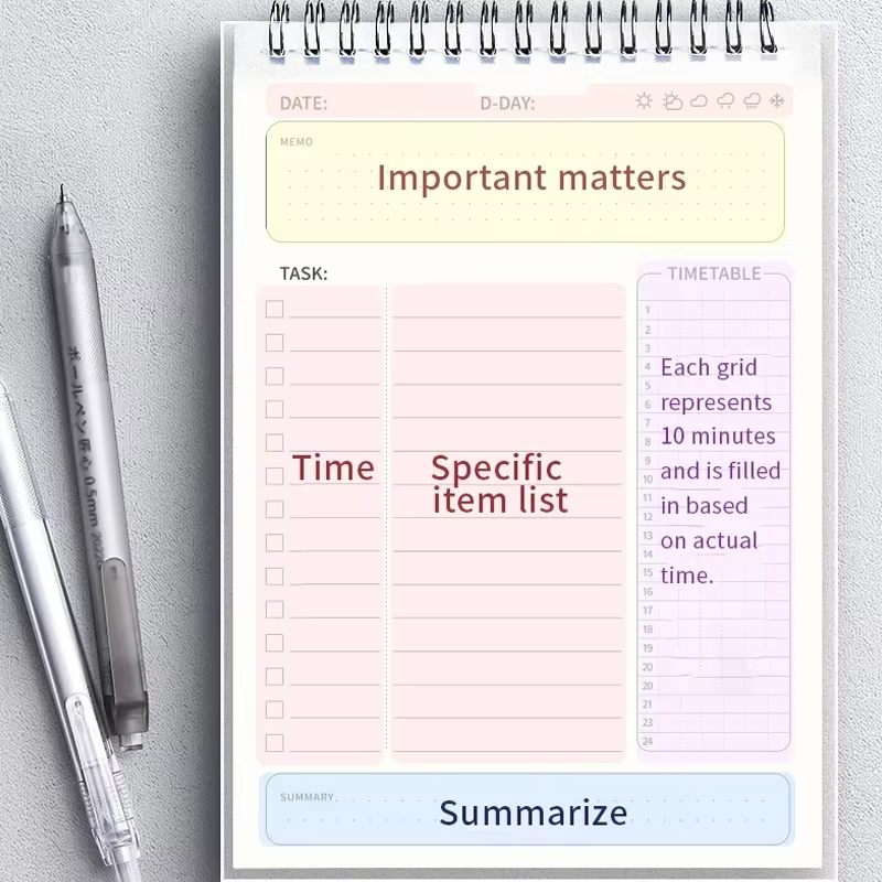 1pc Planner Agenda Spiral A5 N - Office Stationery Supply List recension och pris