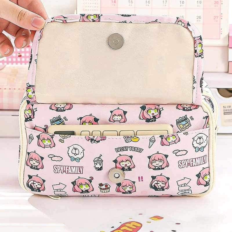 Kawaii Spy×Family Large Capaci - Pencil Case Large recension och pris