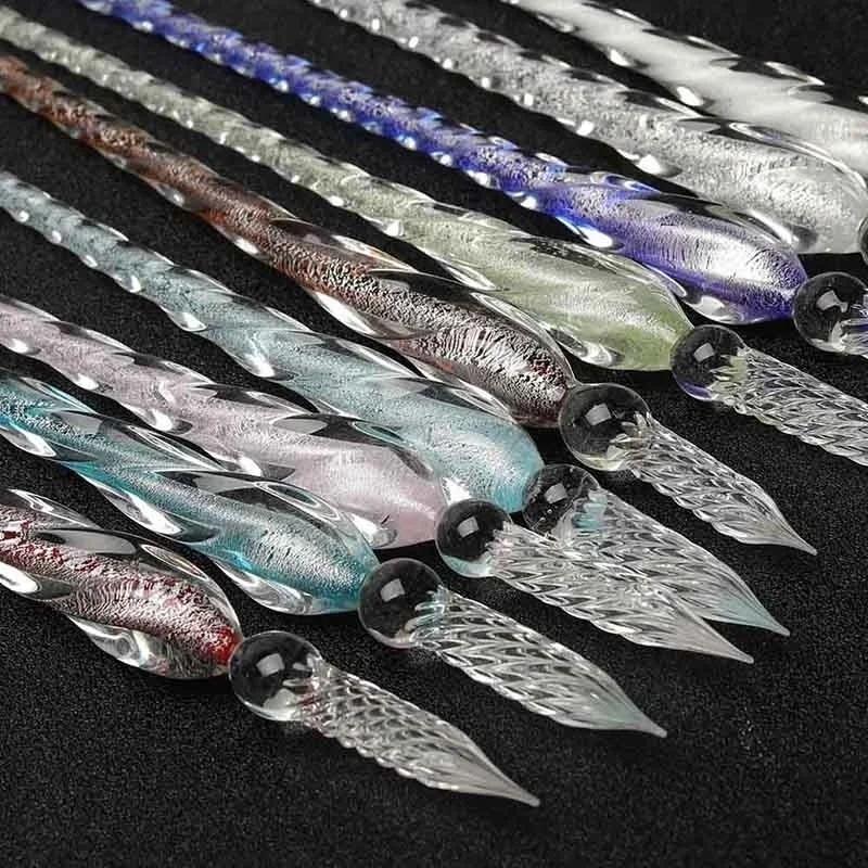 Colored Crystal Glass Dip Pen  - Fountain Pen Ink recension och pris
