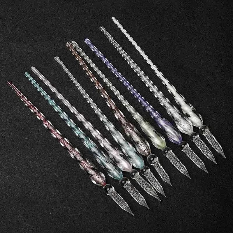 Colored Crystal Glass Dip Pen  - Fountain Pen Ink recension och pris