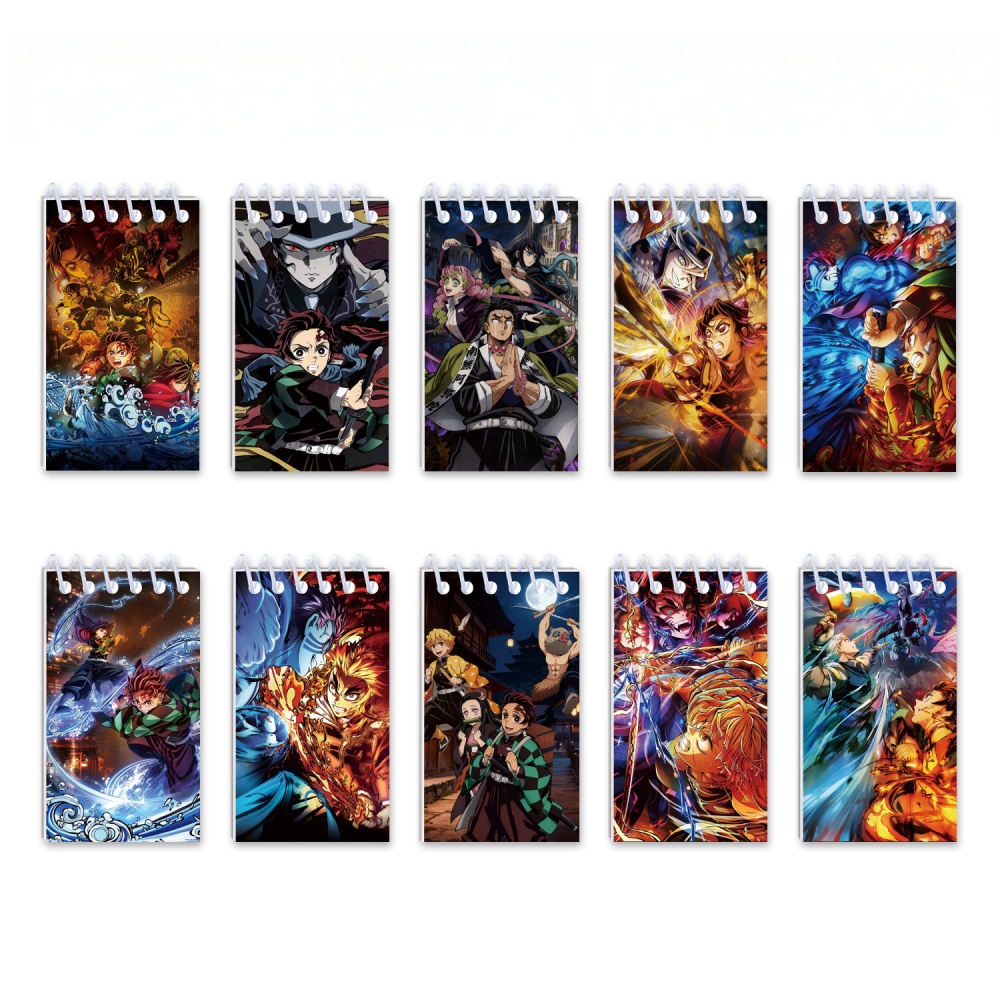 10PCS Demon Slayer Notepads. S - Supply Of Office Stationery recension och pris