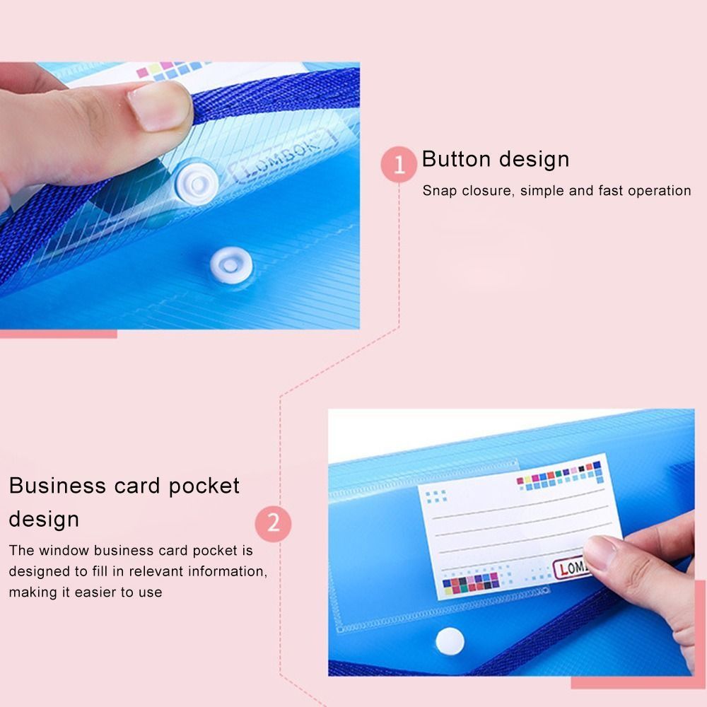 1-10PCS Waterproof A4 A5 Snap  - Supply Of Office Stationery recension och pris