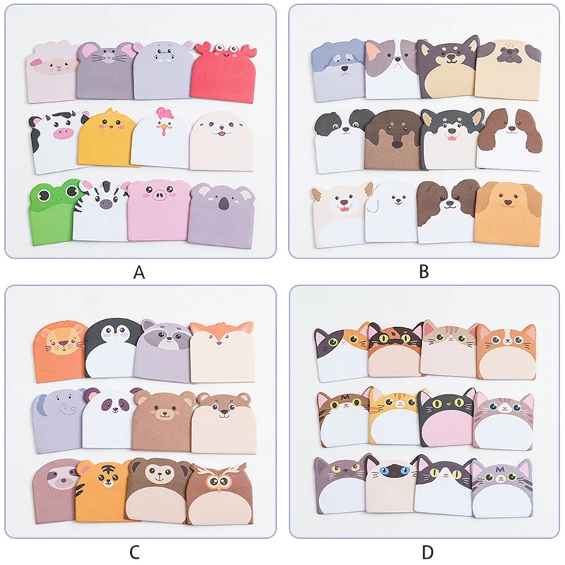 240pcs Lovely Animal Shaped Bl - Supply Of Office Stationery recension och pris