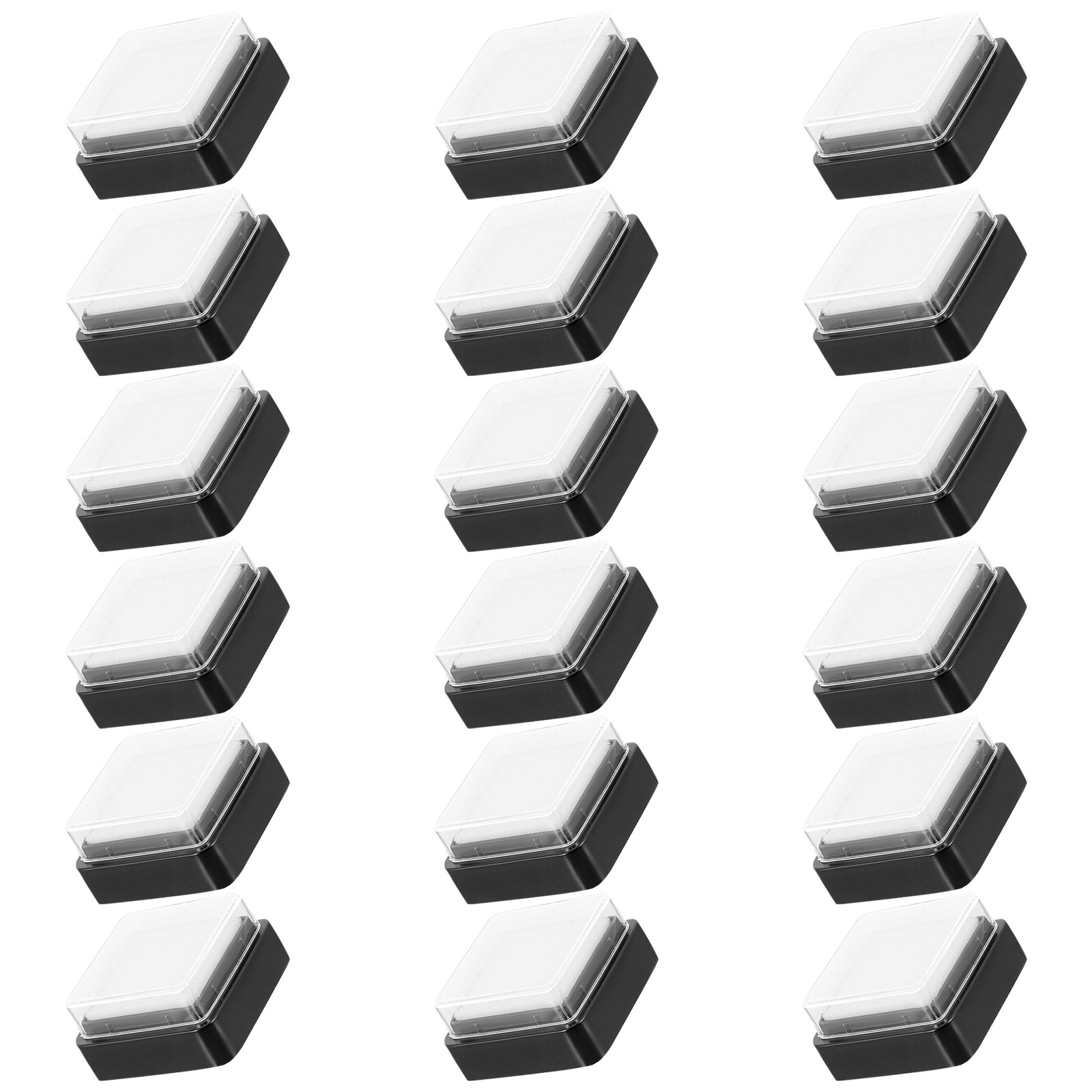 18Pcs Blank Ink Stamp Pads Spo - Self Inking Stamp recension och pris