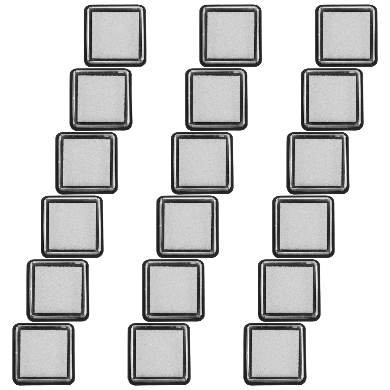 18Pcs Blank Ink Stamp Pads Spo - Self Inking Stamp recension och pris