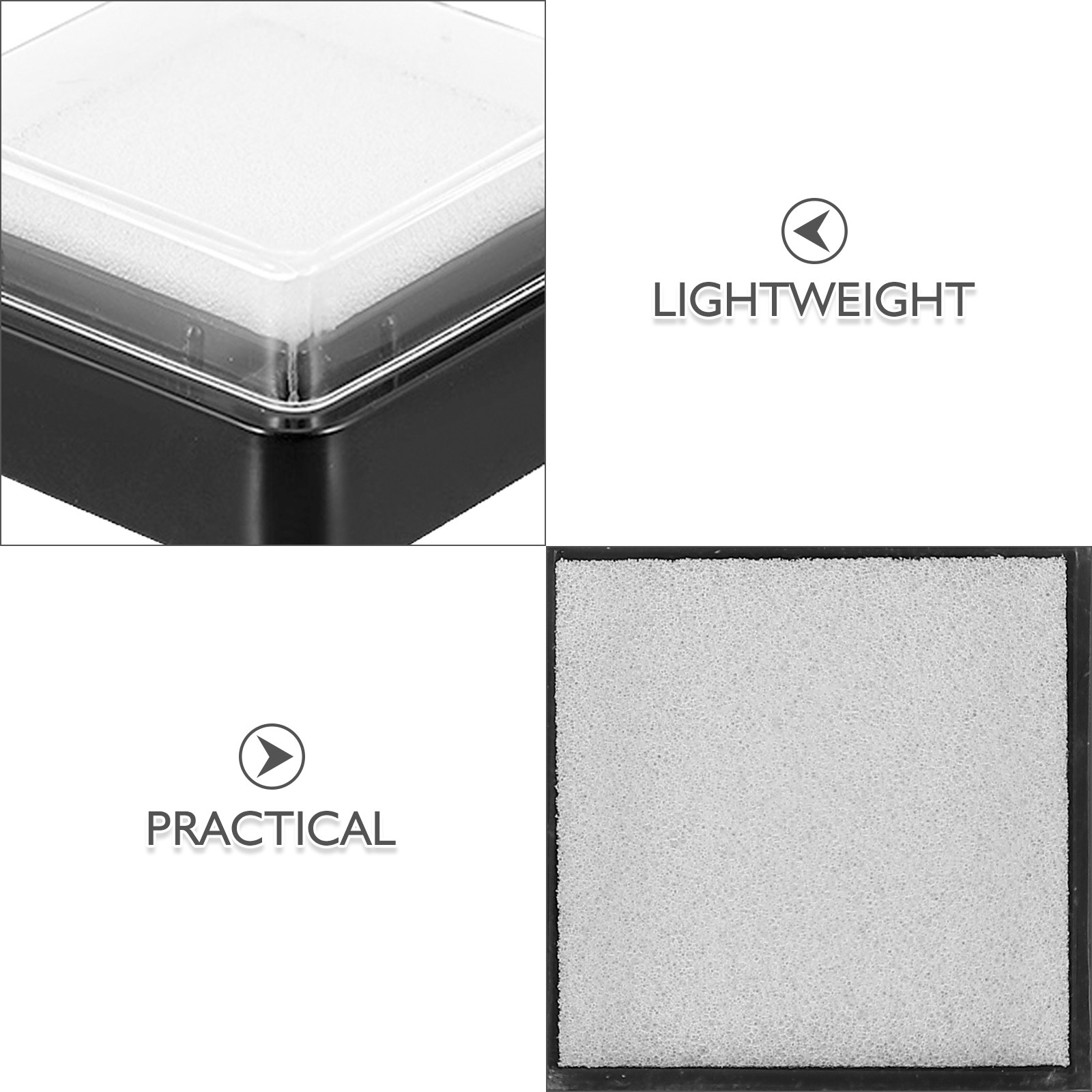 18Pcs Blank Ink Stamp Pads Spo - Self Inking Stamp recension och pris