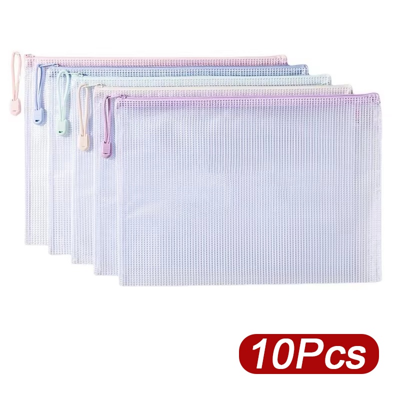 5-30pcs Zipper Mesh Bag A4/A5  - Supply Of Office Stationery recension och pris