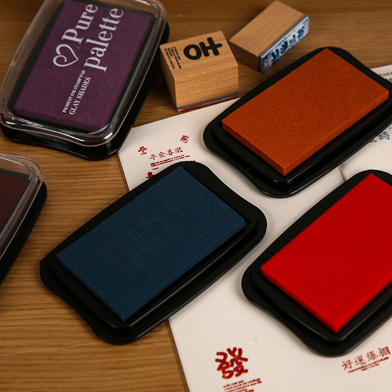 12 Colors Vintage Solid Color  - Self Inking Stamp recension och pris