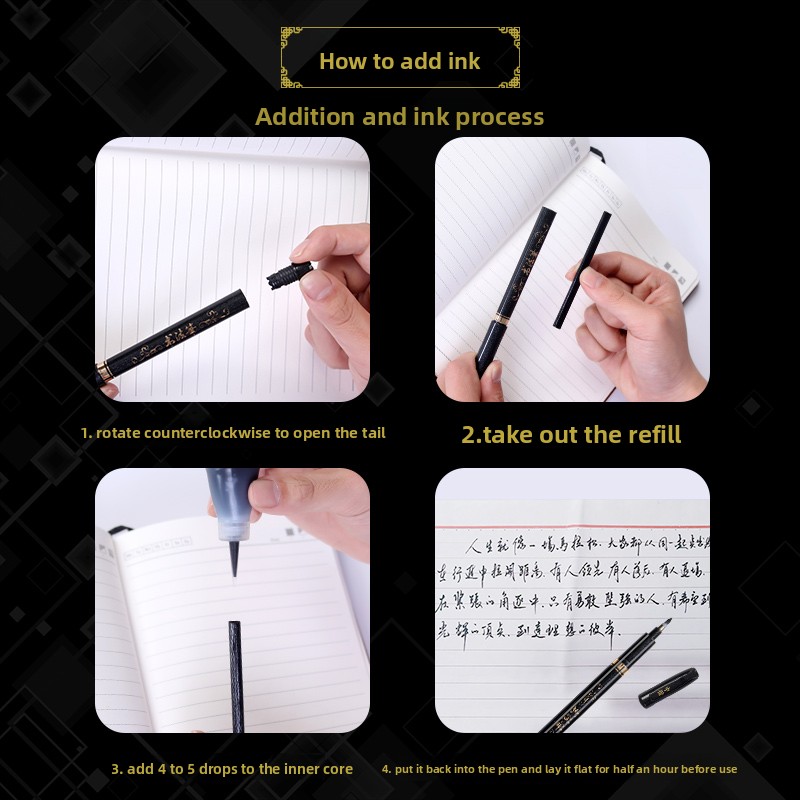 4PCS/SET Calligraphy Art Marke - Supply Of Office Stationery recension och pris