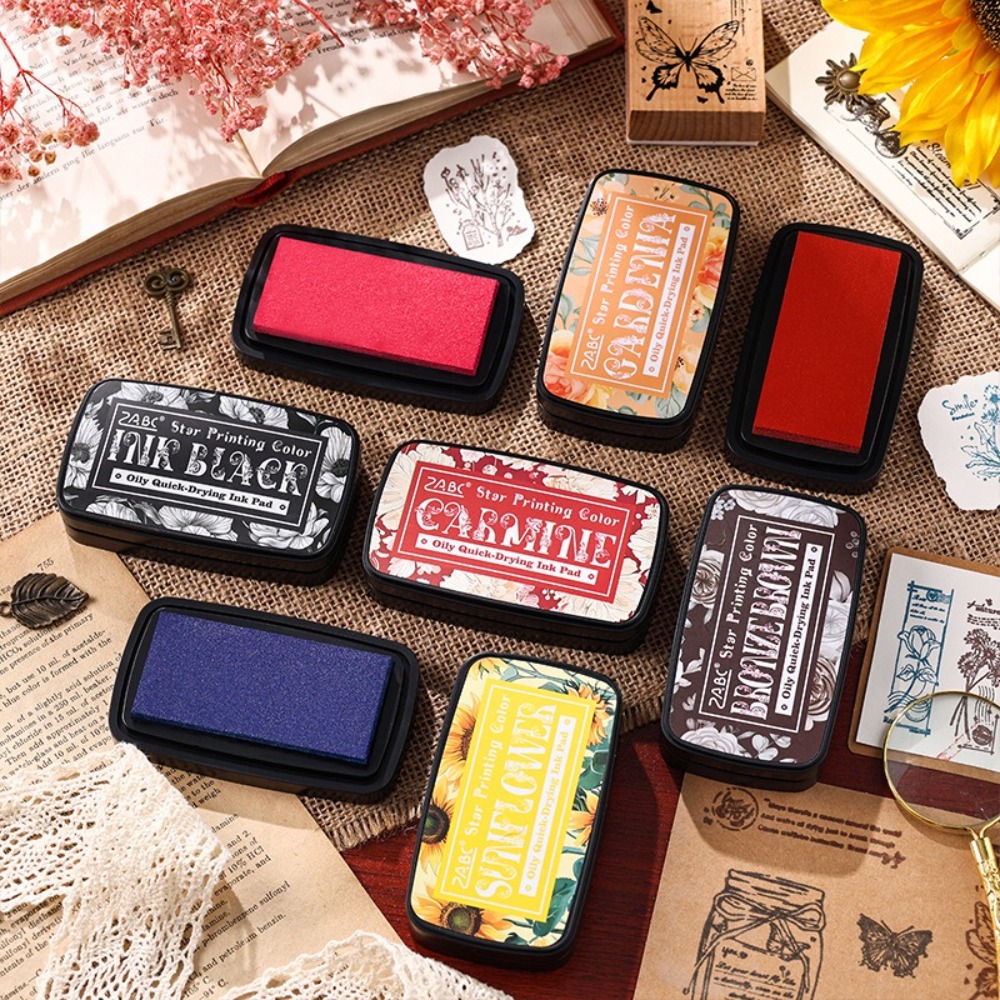New Colorful Ink Pad Rectangul - Self Inking Stamp recension och pris