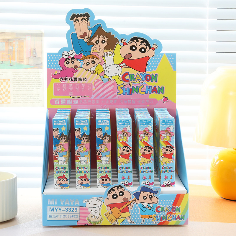 6Pcs Cartoon Crayon Shin-Chan  - Supply Of Office Stationery recension och pris